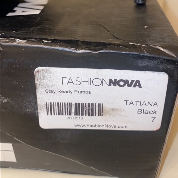 Fashionnova black “stay ready pumps” Style Tatiana. Size 7 never worn. - Picture 5 of 5